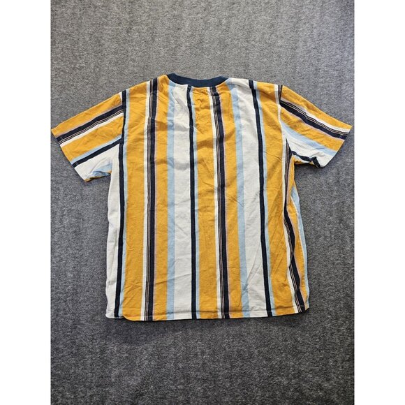 Guess Originals Vertical Striped T Shirt Mens XL Guess Los Angeles - Picture 2 of 8